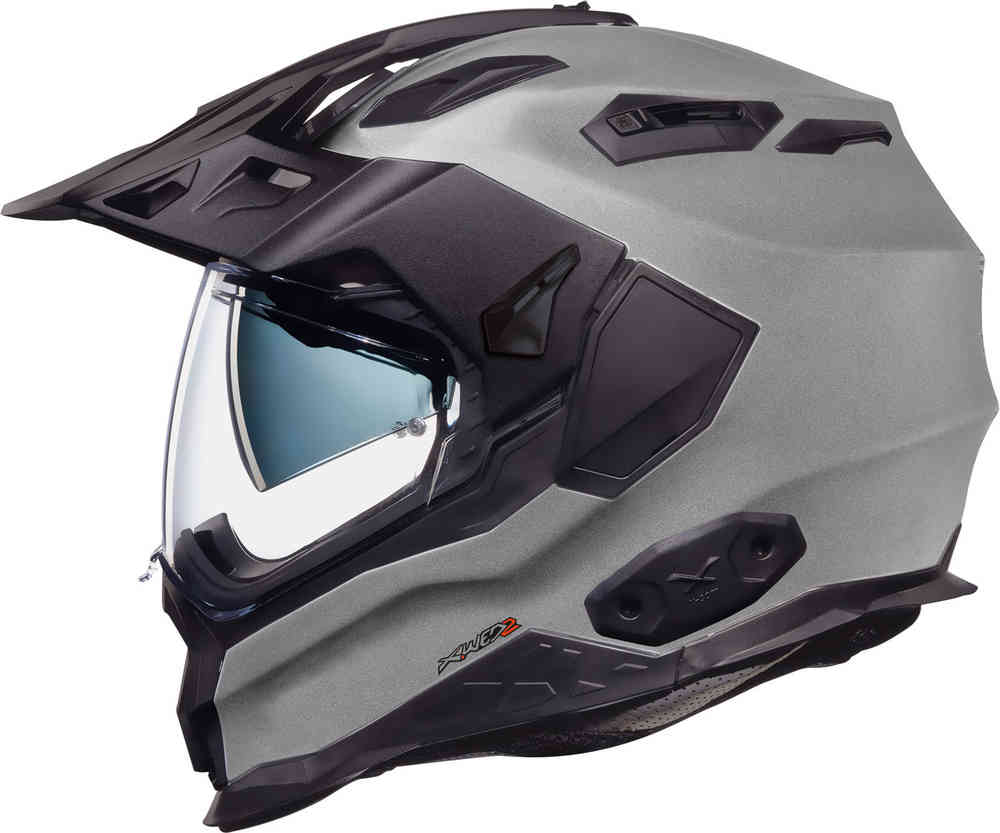 【ダブルバイザー】Nexx ネックス X.WED 2 Plain フルフェイスヘルメット シールド付オフロード サンバイザー アドベンチャー バイク  プレーン(4色カラー)(AMACLUB) | AMACLUB