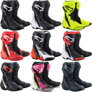 ALPINESTARS �A���p�C���X�^�[ SUPERTECH R �I�[�g�o�C�̃u�[�c �� ���[�V���O�u�[�c ���C�_�[ �o�C�N �I�[�g�o�C �T�[�L�b�g�ɂ� ���������� �������� (AMACLUB)
