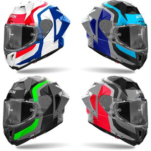 AIROH �A�C���[ GP 800 COMPETITION CARBON �t���t�F�C�X�w�����b�g �J�[�{�� �s�����b�N�t�� ���[�X �������� (AMACLUB)