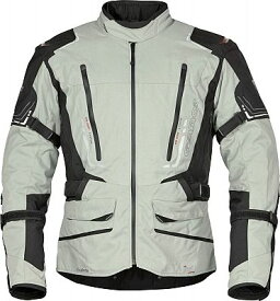 ＼全品最大20%off★4/20(土) 5の日合わせ／【4XLまで】 Germot Explorer TextileJacket ライディングジャケット バイク レーシング ツーリング バギーにも 防寒 【グレー黒】【AMACLUB】【かっこいい】