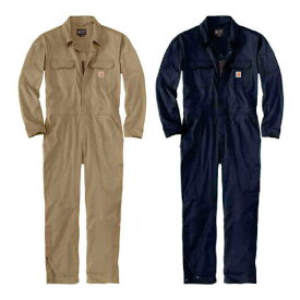 ＼全品2500円+5%OFF★5/25(土)限定／Carhartt カーハート Rugged Flex Canvas Overall オーバーオール ライディングパンツ ライダー オートバイ バイク ツーリング アウトドア レジャー にも かっこいい おすすめ (AMACLUB)