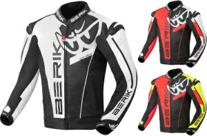 Berik xbN VisionGP Motorcycle Leather Jacket U[WPbg oCNEFA C_[ I[goC oCN [VO c[O ɂ  (AMACLUB)