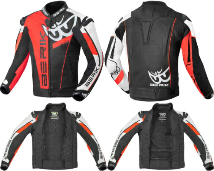 楽天市場】Berik ベリック VisionGP Motorcycle Leather Jacket レザー 