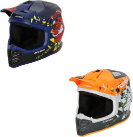 【子供用】Acerbis アチェルビス Profile Youth Motocross Helmet 子供用 ユース キッズ オフロードヘルメット モトクロスヘルメット ライダー バイク にも かっこいい おすすめ (AMACLUB)