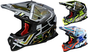 SMK Allterra X-Aces Motocross Helmet gNXwbg It[hwbg C_[ oCN   (AMACLUB)