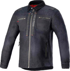 _4ȏ10OFFӍՁ^y4XL܂ŁzAlpinestars ApCX^[ AS-DSL Toshio Denim Motorcycle Shirt [^[TCNfjVc oCNEFA C_[ oCN c[Oɂ  (AMACLUB