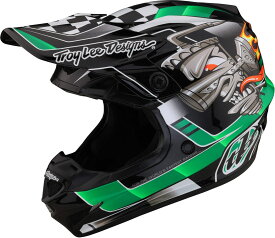 Troy Lee Designs トロイリーデザイン SE4 Polyacrylite Carb MIPS Motocross Helmet オフロードヘルメット モトクロスヘルメット ライダー バイク かっこいい おすすめ (AMACLUB)