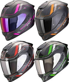 【カーボン】Scorpion スコーピオン Exo-1400 Evo 2 Carbon Air Mirage Helmet フルフェイスヘルメット ライダー バイク レーシング ツーリングにも かっこいい おすすめ (AMACLUB)