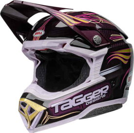 Bell ベル Moto-10 Spherical Tagger Purple Haze Motocross Helmet オフロードヘルメット モトクロスヘルメット ライダー バイク かっこいい おすすめ (AMACLUB)