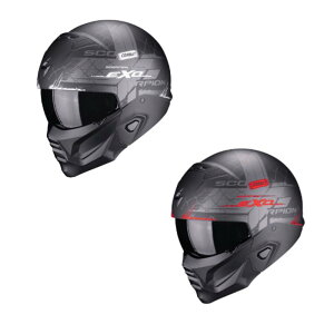 Scorpion XR[sI EXO-Combat II Xenon Convertible Helmet ttFCXwbg WFbgwbg C_[ oCN c[Oɂ   (AMACLUB)