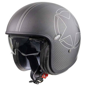 Premier Helmets v~A Vintage Evo Star Carbon Open Face Helmet WFbgwbg I[vtFCX ToCU[ C_[ oCN c[Oɂ   (AMACLUB)