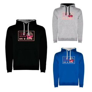 _ő41{ ӍՁ11/14()10`^y3XL܂ŁzKruskis Sexier On A Bike Two-Colour CfBOWPbg p[J[ t[fB oCNEFA c[O ] TCNO AEghA W[ J