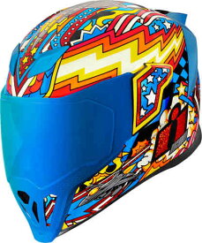 【3XLまで】Icon アイコン Airflite Flyboy Helmet フルフェイスヘルメット オンロード バイク レーシング ツーリング かっこいい 大きいサイズあり おすすめ (AMACLUB)