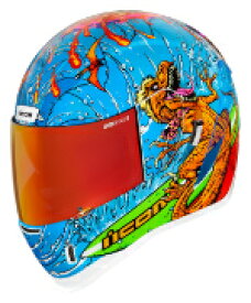 ＼全品3000円OFF6/6(木)★オフロード全品／【3XLまで】Icon アイコン Airform Dino Fury Helmet フルフェイスヘルメット ライダー バイク レーシング ツーリングにも かっこいい 大きいサイズあり おすすめ (AMACLUB)