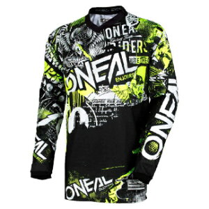 \全品3000円クーホン゜★20時〜10/24限定/Oneal オニール ElemmenAttack Long Sleeve T-Shirt ロングスリーブ Tシャツ モトクロスジャージ オフロードジャージ バイクウェア ライダー バイク ツーリング