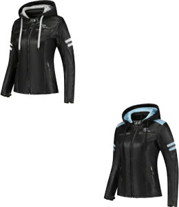 _Si2500~N[zK20`10/14^ypzRusty Stitches Joyce Hooded V2 Ladies Motorcycle Leather Jacket U[WPbg oCNEFA C_[ oCN I[goC c[O X ɂ 