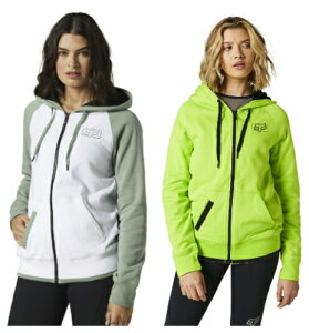 \全品1000円クーホン゜★10/27(月)限定/【女性用】Fox Racing フォックス Mirer Sasquatch Women's Zip Hoody ライディングジャケット カジュアルプルオーバー ジップアップ フーディ バイク ツーリング