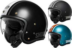 Shoei ショウエイ J.O2 Aventure Jet Helmet ジェットヘルメット オープンフェイス サンバイザー ライダー バイク オートバイ ツーリング 街乗り にも かっこいい おすすめ (AMACLUB)