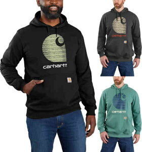 _4ȏ10OFFӍՁ^Carhartt J[n[g Rain Defender C Logo Hoodie p[J[ oCNEFA t[fB C_[ c[O TCNO AEghA JWA ɂ  (AMACLUB)