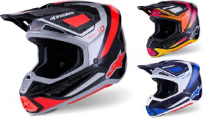 Alpinestars ApCX^[ S-M7 Rise Motocross Helmet gNXwbg It[h C_[ oCN   (AMACLUB)