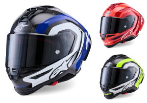 Alpinestars �A���p�C���X�^�[ Supertech R10 Carbon Arius Helmet �t���t�F�C�X�w�����b�g ���C�_�[ �o�C�N �I�[�g�o�C ���[�V���O �c�[�����O �X��� �ɂ� �������� (AMACLUB)