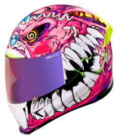 ＼全品2500円+5%OFF★6/5(水)限定／【3XLまで】Icon アイコン Airfame Pro Beastie Bunny Helmet フルフェイスヘルメット ライダー バイク レーシング ツーリングにも かっこいい 大きいサイズあり おすすめ (AMACLUB)