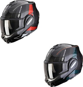 ytbvAbvzScorpion XR[sI EXO-Tech Evo Carbon Cad Flip-Up Helmet ttFCXwbg C_[ oCN I[goC [VO c[O X ɂ (AMACLUB)