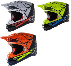 ＼全品最大20%off★5/30(木) 5の日合わせ／Alpinestars アルパインスター Supertech M8 Factory Helmet モトクロスヘルメット オフロードヘルメット バイク ライダー かっこいい おすすめ (AMACLUB)