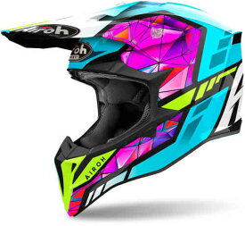 Airoh アイロー Wraaap Diamond Motocross Helmet モトクロスヘルメット オフロードヘルメット ライダー バイク かっこいい おすすめ (AMACLUB)