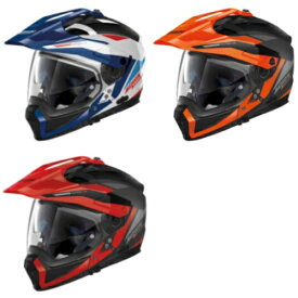 【XXS～】【DS】【ダブルバイザー】Nolan ノーラン N70-2 X 06 Stunner N-COM Convertible Helmet フルフェイスヘルメット サンバイザー バイク ツーリング かっこいい(AMACLUB)