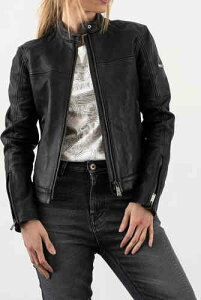 ypzRokker bJ[ Ginger Ladies Motorcycle Leather Jacket fB[X U[WPbg CfBOWPbg oCNEFA C_[ oCN c[Oɂ  (AMACLUB)