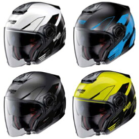 【XXS～】Nolan ノーラン N40-5 06 Zefiro N-COM Open Face Helmet ジェットヘルメット オープンフェイス サンバイザー ライダー バイク ツーリングにも かっこいい 小さいサイズあり おすすめ (AMACLUB)