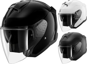 Shark V[N Skwal Jet Blank Jet Helmet WFbgwbg I[vtFCX ToCU[ C_[ oCN I[goC c[O X ɂ   (AMACLUB)