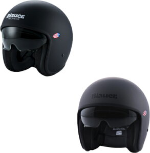 Blauer ブラウアー Pilot 1.1 Mono 06 Jet Helmet ジェットヘルメット オープンフェイス サンバイザー ライダー バイク オートバイ ツーリング 街乗り にも かっこいい おすすめ (AMACLUB)
