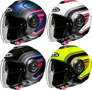 HJC GC`WFCV[ i40N Linia Jet Helmet WFbgwbg I[vtFCX ToCU[ C_[ oCN I[goC c[O X ɂ   (AMACLUB)