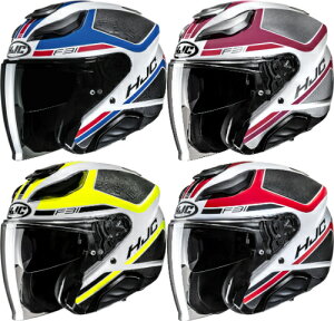 HJC GC`WFCV[ F31 Ceron Jet helmet WFbgwbg I[vtFCX ToCU[ C_[ oCN I[goC c[O X ɂ   (AMACLUB)