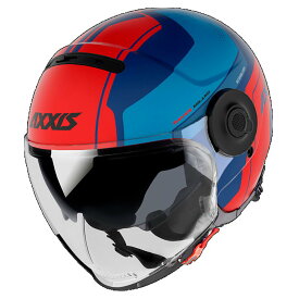 ＼全品2500円+5%OFF★6/5(水)限定／Axxis OF509 SV Raven SV Milano Open Face Helmet ジェットヘルメット オープンフェイス ライダー バイク レーシング ツーリング にも かっこいい おすすめ (AMACLUB)