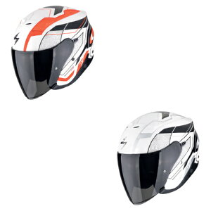 Scorpion XR[sI EXO-Z1 Vue open face helmet I[vtFCXwbg WFbgwbg C_[ oCN I[goC c[O X ɂ  (AMACLUB)