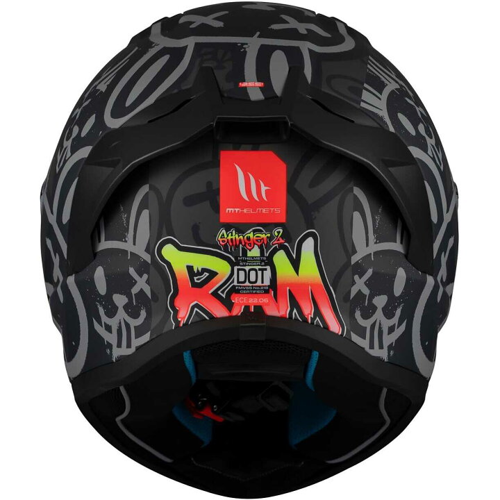楽天市場】MT Helmets Stinger 2 Ram full face helmet フルフェイス 