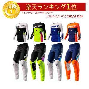 _SiP5{9/25()^Shot Race Gear Vbg [XMA Contact Tracer Motocross Jersey It[hEFA gNX W[W&pc ㉺Zbg oCN C_[  傫TCY 