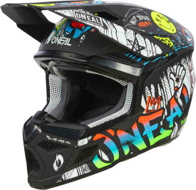 【子供用】Oneal オニール 3SRS Rancid multicoloured Kids Motocross Helmet 子供用 キッズ モトクロスヘルメット オフロードヘルメット ライダー バイク かっこいい おすすめ (AMACLUB)