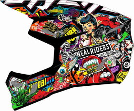 【子供用】Oneal オニール 3SRS Crank multicoloured Kids Motocross Helmet 子供用 キッズ モトクロスヘルメット オフロードヘルメット ライダー バイク かっこいい おすすめ (AMACLUB)