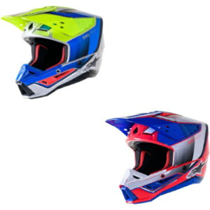 _SiP5{10/10()^Alpinestars ApCX^[ S-M5 Sail Ece 22.06 Motocross Helmet wbg It[h gNXwbg C_[ oCN   (AMACLUB)