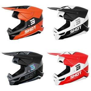 _4ȏ5OFFŏI^Shot Race Gear Vbg [X MA Furious Bolt Motocross Helmet wbg It[h gNXwbg C_[ oCN   (AMACLUB)