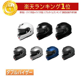【ダブルバイザー】Shoei ショウエイ Neotec 3 Helmet フルフェイスヘルメット フリップアップ ライダー バイク レーシング ツーリングにも かっこいい おすすめ (AMACLUB)