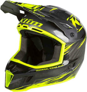 _Si2500~N[zK20`11/4^Klim NC F3 Carbon Pro Thrashed Hi-Vis Snowmobile Helmet Xm[[rwbg wbg It[h gNXwbg C_[ oCN ɂ 