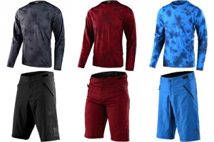 _Si1500~N[zK11/6()^TROY LEE DESIGNS gC[fUC Skyline Tie Dye Bicycle Jersey ]ԃW[W&V[c ㉺Zbg ]ԃEFA [hoCN }EeoCN MTB TCN