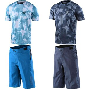 _SiP5{11/18()^TROY LEE DESIGNS gC[fUC Flowline Plot Bicycle Jersey ]ԃW[W&V[c ㉺Zbg  ]ԃEFA [hoCN }EeoCN MTB TCNO 