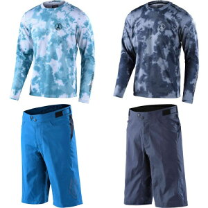 _SiP5{11/18()^TROY LEE DESIGNS@gC[fUC Flowline Plot Bicycle Jersey ]ԃW[W&V[c ㉺Zbg ]ԃEFA [hoCN }EeoCN MTB TCNO ɂ 