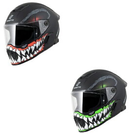 Bogotto ボガット Rapto Reptile Helmet フルフェイスヘルメット ライダー バイク オートバイ オンロード レーシング ツーリングにも かっこいい おすすめ (AMACLUB)